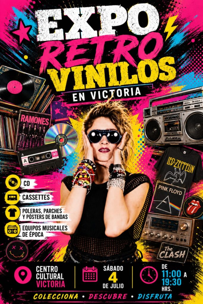 Expo Retro en Victoria: un viaje al pasado con sabor a Mundial