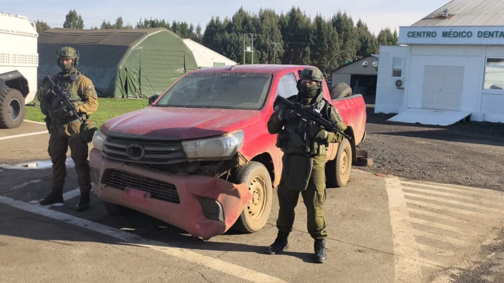Recuperan camioneta con encargo por robo utilizada en asalto a trabajadores forestales en Angol