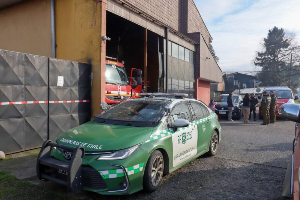 Robo a Bomberos en Temuco: delincuentes sustraen equipo clave que reduce a la mitad los tiempos de respuesta a emergencias