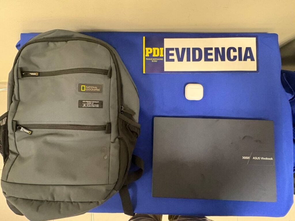 Temuco: cae presunto ladrón que robó computadores, celulares y dinero a estudiantes y docentes universitarios