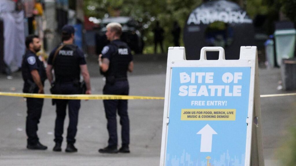 Un tiroteo en el centro de Seattle deja al menos tres muertos y cuatro heridos