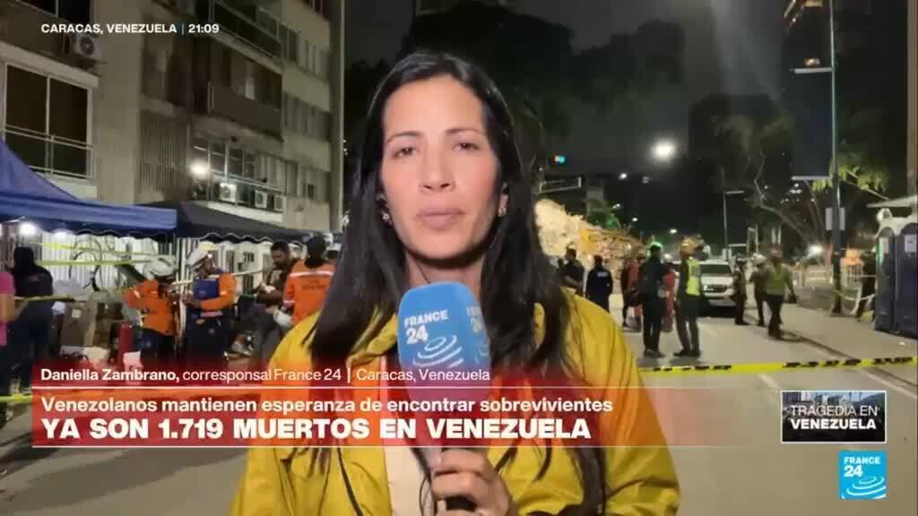 Terremotos en Venezuela: rescatistas buscan sobrevivientes; la comunidad ora frente a las ruinas Terremotos en Venezuela: rescatistas buscan sobrevivientes; la comunidad ora frente a las ruinas