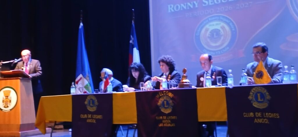 Angol fue escenario del cambio de mando del Distrito T-3 de Lions International Angol fue escenario del cambio de mando del Distrito T-3 de Lions International
