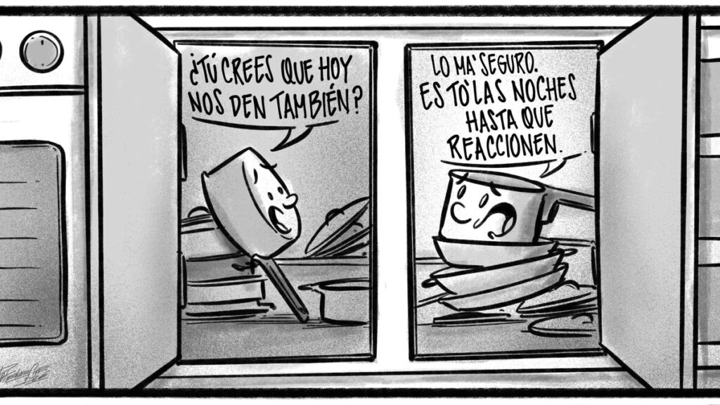Caricatura de Noticiero Poteleche 10 julio 2026