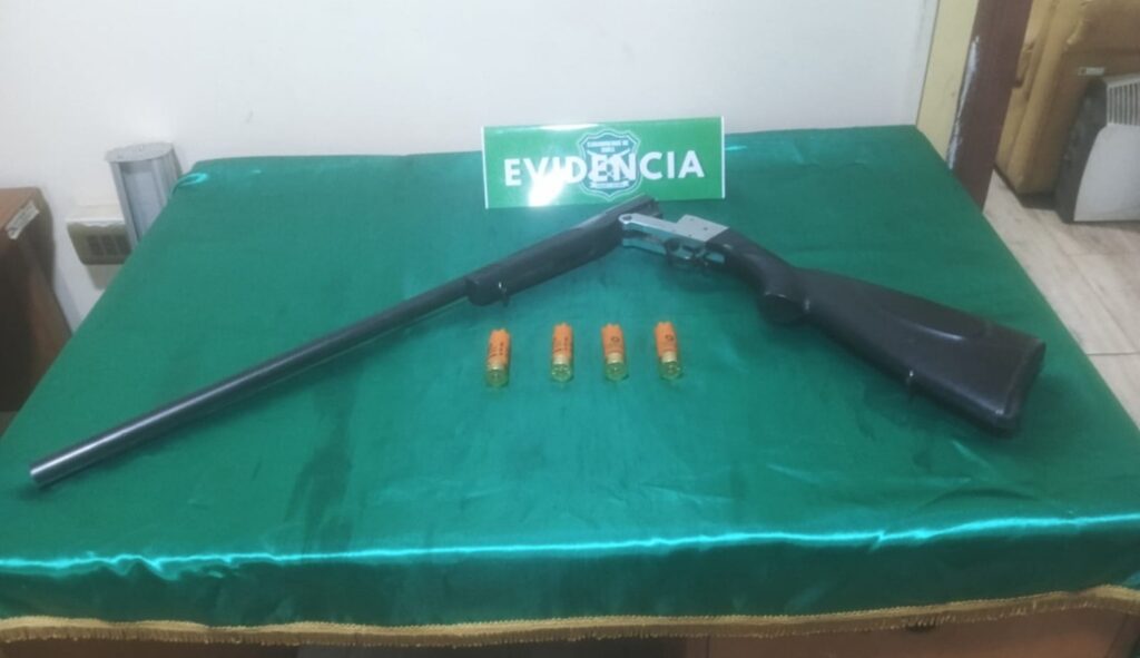 Detienen a un adulto mayor por disparo con escopeta en Angol