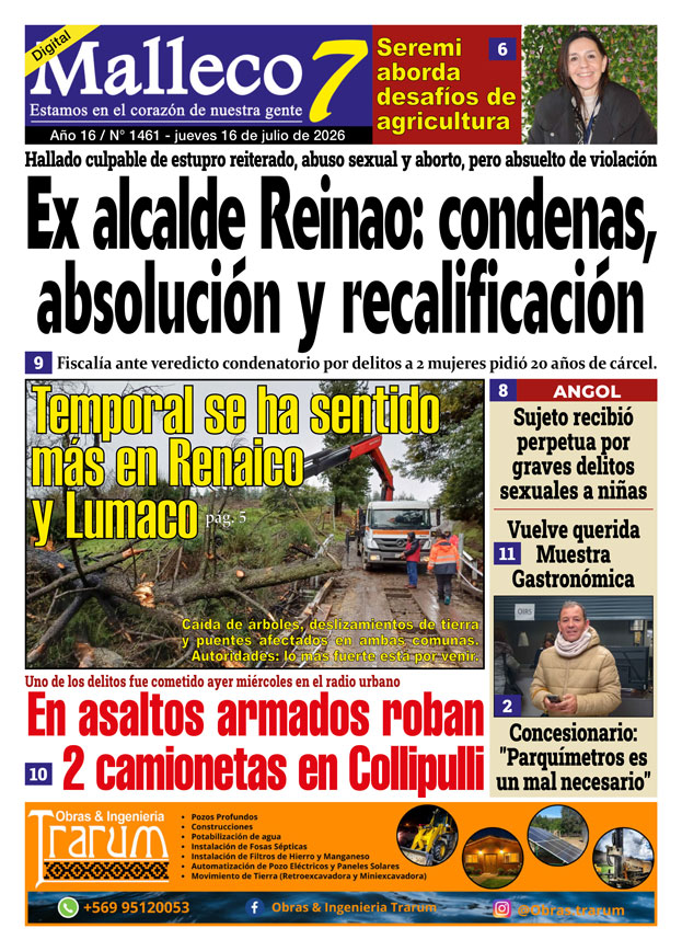 Jueves 16 de julio de 2026 Jueves 16 de julio de 2026