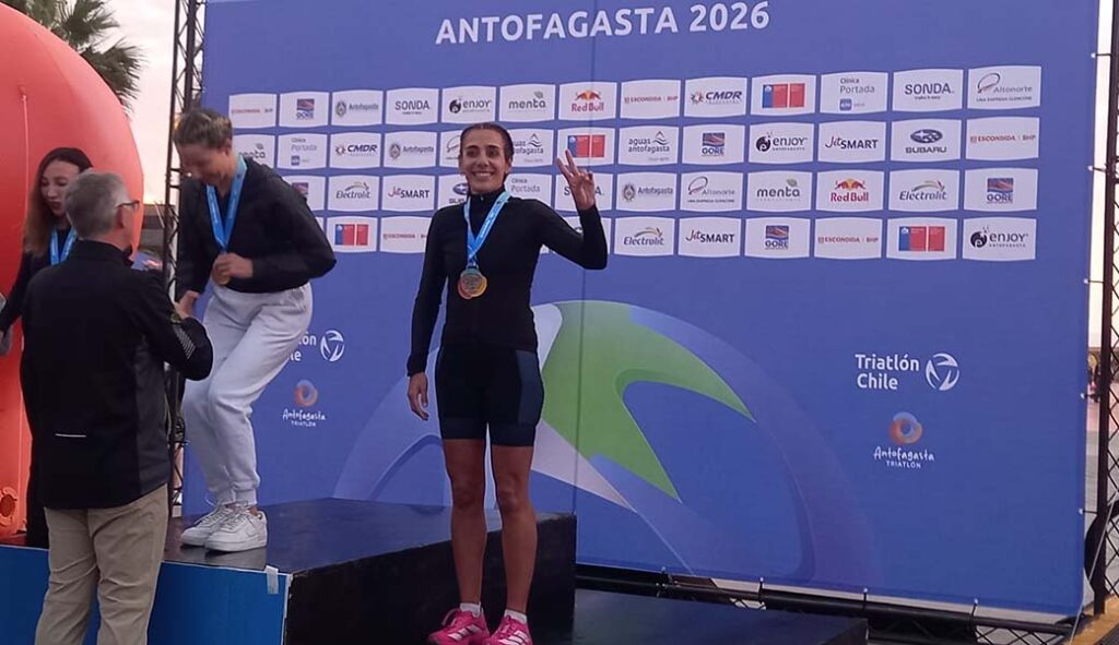 Triatleta angolina tercera en Panamericano en Antofagasta