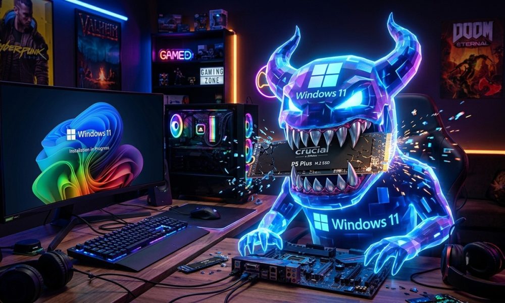 Windows 11 puede ocupar hasta 500 GB de espacio por culpa de este error Windows 11 comiendose un ssd generada con google gemini AI